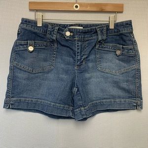White House Black Market Jean Shorts Size 10